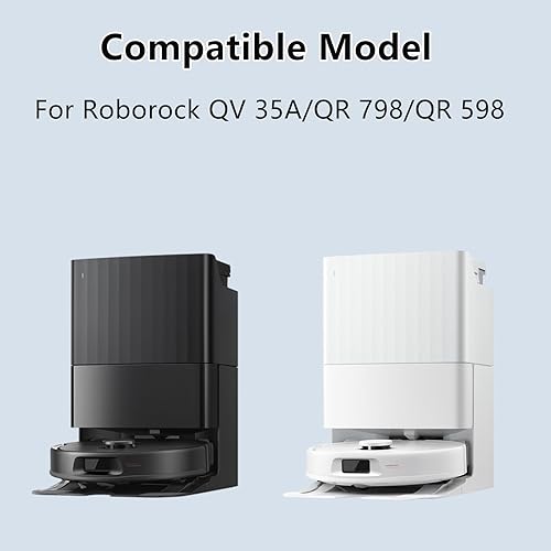 Chuancheng Kit de 21 pièces de rechange pour aspirateur Roborock QV 35A/QR 798/QR 598, 2 brosses principales, 6 brosses latérales, 4 filtres HEPA, 4 sacs à poussière, 4 tampons à serpillère, 1 brosse - Nail Gallerys