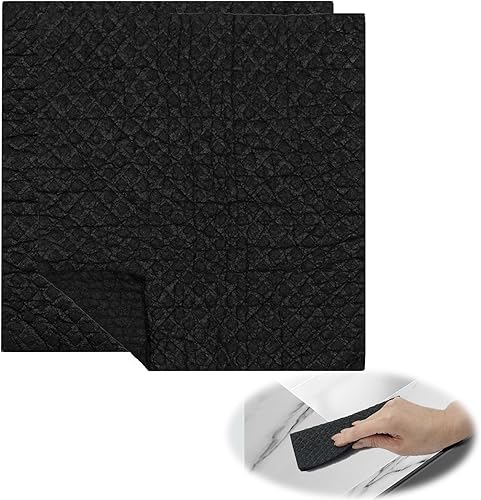 Barista Lot de 2 chiffons de nettoyage en microfibre de qualité supérieure pour la cuisine, résistants et absorbants Noir - Nail Gallerys