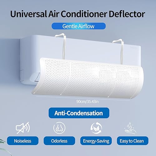 Déflecteur pour climatiseur universel, réglable déflecteur d'air conditionné bouclier, anti-direct soufflage climatiseur bouclier, portable déflecteur pour climatiseur pour maison, bureau - Nail Gallerys