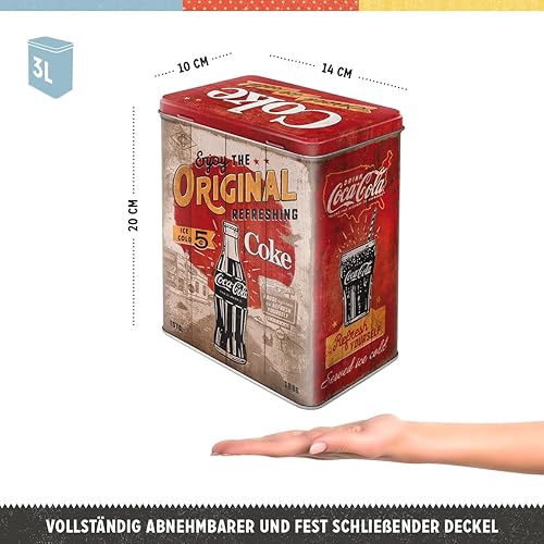 Nostalgic-Art Maitre Chef Couteau Santoku, 30,5cm Taille Noir/Gris COUTSA002 30155, Design Vintage - Nail Gallerys