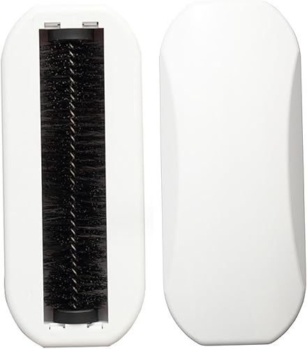 Ramasseur de Miettes Brosse à Tapis Balayeuse à Tapis 2 Pièces Roulant à Main Ergonomique en Poils PP Brosse à Miettes en Coquille de Noix Abs Nettoyage Miette pour Table Lit Canapé Tapis - Nail Gallerys