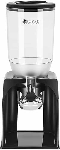 Royal Catering Distributeur de Céréales RCCS-3L (capacité 3L, hauteur sous le bec verseur 8 cm, 0,9 kg, 1 récipient) - Nail Gallerys