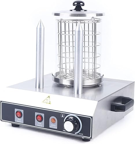 biniliubi Appareil Chauffage Isolant Machine à Hot-Dog Brochettes Chauffantes Acier Inoxydable ContrôLe TempéRature Saucisses Professionnelle Chauffants cuiseur saucisses Automatique Commercial - Nail Gallerys