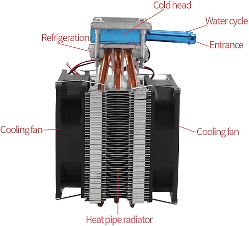 100W Refroidisseur Semi-Conducteur d'Eau Réfrigération Refroidissement Thermostatique Electronic pour Aquarium, Piscine, Appareils, Equipements - Nail Gallerys