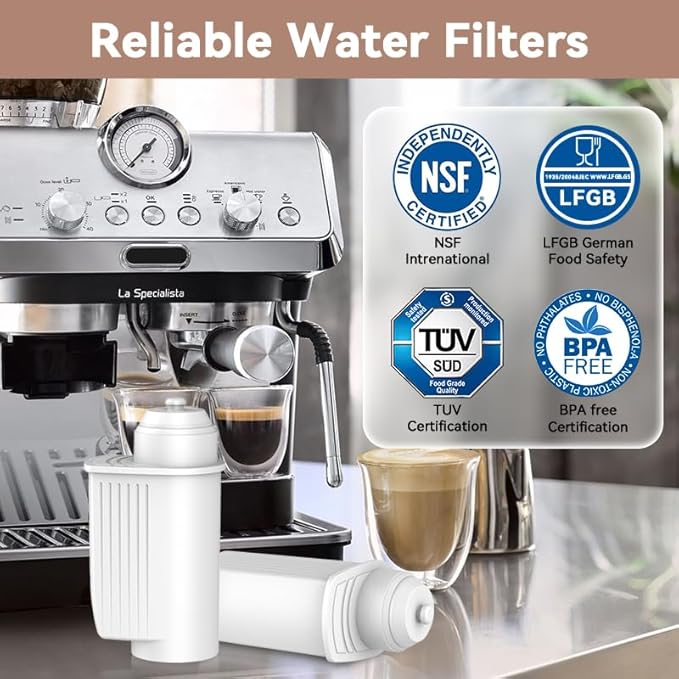 Lot de 12 filtres à eau pour machines à café Siemens EQ Series, EQ6 Plus S700, EQ9, EQ700, EQ500, TZ70003 pour cartouches filtrantes Brita Intenza, ne convient pas pour Intenza A+ - Nail Gallerys