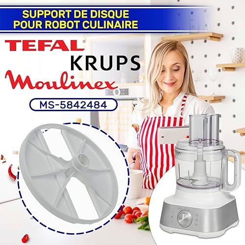 MONTERAL Support de Disque pour Robot Cuisine avec Le Code Original MS-5842484 MS5842484 pour Moulinex - Garantie de 10 Ans - Nail Gallerys