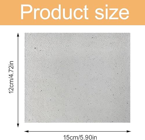 QEDBOJE 5 pièces Plaque Mica, Couvercle, Remplacement Micro Onde, Pièces de Rechange Réparation de four à Micro Ondes, Peut être coupé librement, Accessoire de réparation universel (15 x 12 cm) - Nail Gallerys