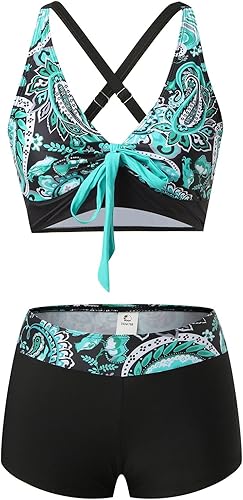 Generisch 2025 Bikini européen américain divisé, maillot de bain divisé imprimé, maillot de bain rayé bikini N roll débardeur homme - Nail Gallerys