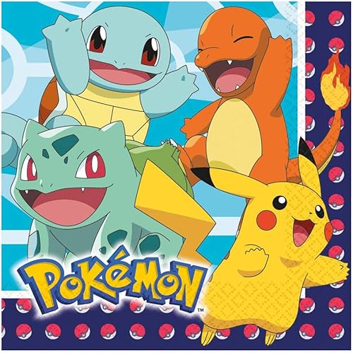 Pokemon Ensemble de Fête | Vaisselle Jetable Assiettes Tasses Serviettes - Nail Gallerys