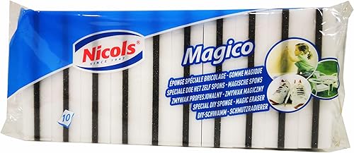 OsoRetail Lot de 20 éponges magiques Nicols | Nettoyage extra durable avec puissance 2 x plus forte | Élimine les taches de la maison, cuisines, salles de bains, murs, chaussures, et plus sans - Nail Gallerys
