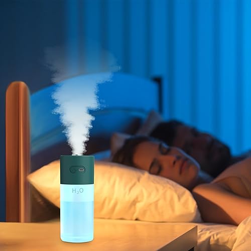 Purificateur d'air, humidificateur de brouillard cool, Humidificateur de chambre de grande capacité, Fournitures de dortoir réglables, outil de brumisation portable pour la maison, les voyages, la voi - Nail Gallerys