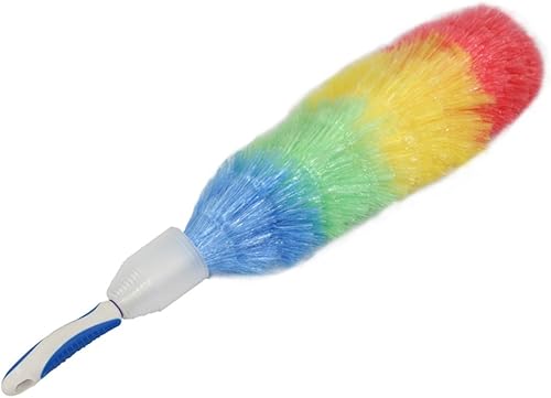 Plumeau à poussière - Avec bonne poignée et étui de protection - Plumeau antistatique et flexible pour nettoyer la poussière sur le plafond et ventilateur en hauteur - Nail Gallerys