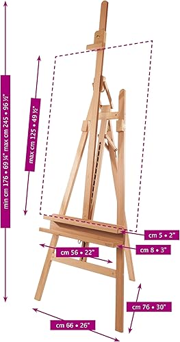 MABEF Caballete Lira C/Cremall. Inclinable (M11) - Nail Gallerys