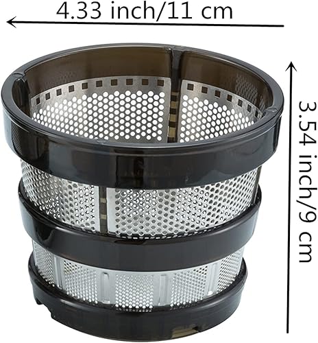 YFJLOVE Filtre de Presse-Agrumes, Filtre à Base de Maille Filtre Filtre de Gros Trou adapté à Hurom HH-SBF11 HU-19SGM Pièces Jus de Jus Filtres Panier - Nail Gallerys