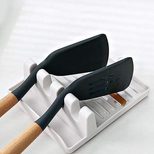 Gkumgwo Repose-ustensiles de cuisine pour comptoir,Porte-louche de cuisine résistant à la chaleur - Repose-cuillère, porte-cuillère pour cuisinière, porte-ustensiles de cuisine pour la cuisson, - Nail Gallerys