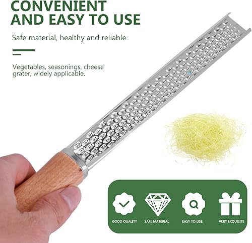 Râpe à zeste Râpe à fromage en acier inoxydable 2 pièces, Râpe à parmesan, Râpe à citron, Râpe à muscade, Râpe à gingembre - Nail Gallerys