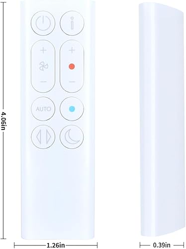 Télécommande de rechange pour purificateur Dyso n Hot+Cool Gen 1 HP10 - Blanc - Nail Gallerys