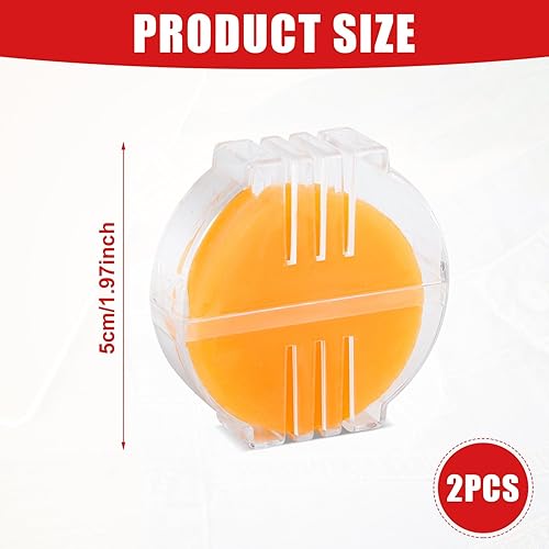 2pcs Conditionneur de Fil de Cire d'Abeille, Cire pour Fil Broderie avec Boîte en Plastique Cire pour Fil à Broder Cire d'Abeille pour Couture Matelassage le Fil de Renforcement (Jaune) - Nail Gallerys