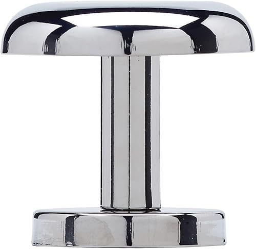 Patère Util 1 tête ronde - chrome - Nail Gallerys