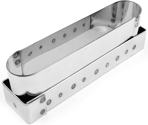 Mallard Ferrière Découpe-pâte INOX pour Eclair 12.5 x 2.5 cm (1 pièce) - Nail Gallerys