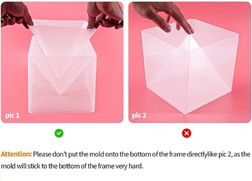 Pyramide Ornement Bricolage Pyramide de Bijoux en Résine de Silicone Grandes Formes en Résine Pyramide Résine Moule en Silicone DIY Pyramide Moule en Silicone en Forme de Pyramide pour la Fabrication - Nail Gallerys