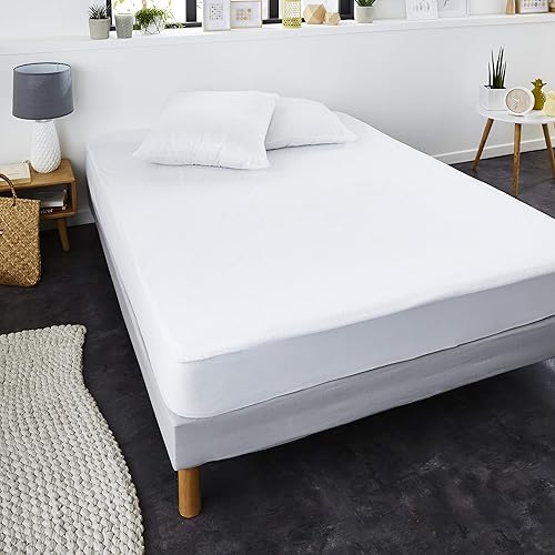 SWEET NIGHT - Protège Matelas Bébé 70x140 cm | Alèse Imperméable | Souple et Absorbant | Bouclette 100% Microfibre | Forme Drap Housse - Nail Gallerys