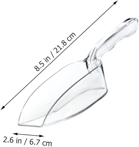 2pièces Pelles À Glace Transparentes Pelles Multi-usages pour Aliments Et Glaçons Accessoire Pratique De Cuisine - Nail Gallerys