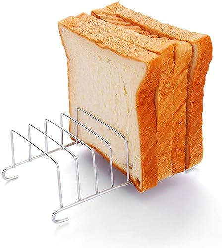 Riiichflowshop 8 Fentes Stick Toast Rack Holder BBQ en Acier Inoxydable Safe Rec Air Fryer Accessoires Fournitures de Cuisine en Acier Inoxydable - Nail Gallerys