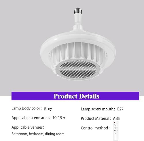 Anyingkai Chauffage Soufflant E27 Avec LED, Chauffage D'appoint 600W,Radiateur Soufflant E27,Chauffage Electrique Soufflant pour Salon,Chambre, Salle de Bain - Nail Gallerys