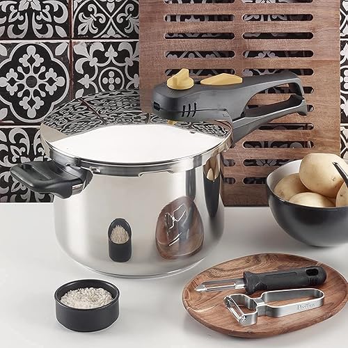 Autocuiseur Pintinox Power 6 litres, serrure à baïonnette avec 3 systèmes de sécurité. Convient pour l'induction - Nail Gallerys