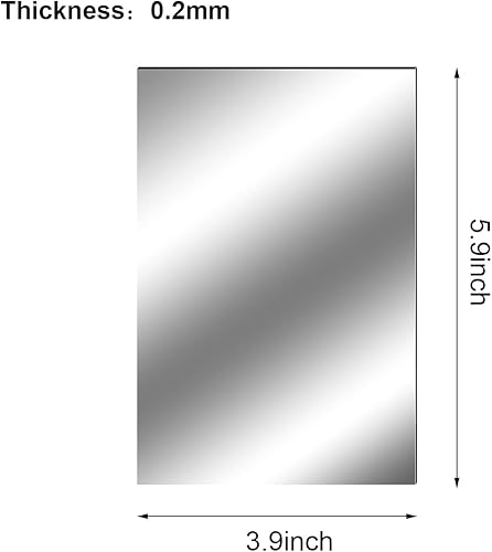 Fantasyon Lot de 10 carreaux de miroir autocollants pour miroir - Traitement mural - Décoration murale - Miroir mural - Miroir adhésif - Décoration (20 x 25) - Nail Gallerys