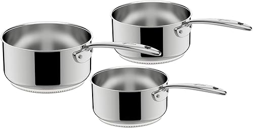 Lagostina Accademia Lagofusion Casserole 14 cm (1L) Inox 18/10 Tous feux dont induction Poignée rivetée robuste Italie Garantie 25 ans 011116031114 - Nail Gallerys
