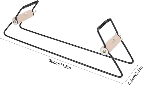 Kit de Métier à Tisser de Perles en Métal, Métier à Tisser Bricolage Bijoux Faits à la Main Bracelets Kit de Métier à Tisser de Perles Colliers Ceintures en Acier Inoxydable (Noir) - Nail Gallerys