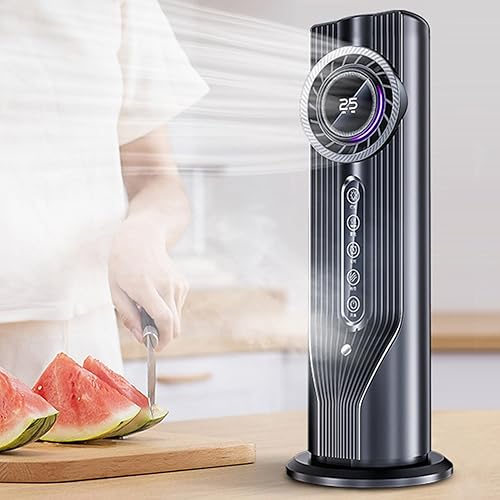 Climatiseur portable pour pièce – Refroidisseur d'air par évaporation | Mini unité de climatisation personnelle silencieuse pour bureau, chambre à coucher, bureau, tente de camping, dortoir - Nail Gallerys