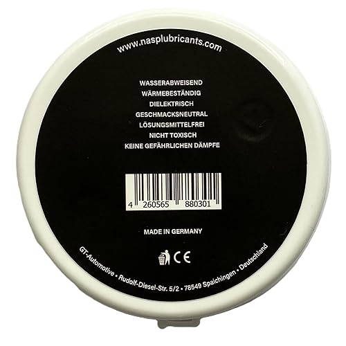 Nasp - Graisse de silicone professionnelle - 150 g - joints toriques transparents - Entretien du caoutchouc - Fabriquée en Allemagne - Pour machine à café - Nail Gallerys