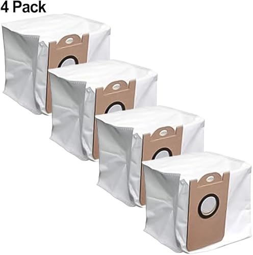 Jotekonoby Lot de 4/10 sacs à poussière pour aspirateur robot Cleanova W11, accessoires de rechange, pièces de rechange pour aspirateur robot à vidange automatique (lot de 10) - Nail Gallerys