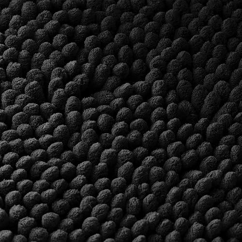 HomeLife - Tapis de Salle de Bain antidérapant en Chenille [60 x 110] Extra Doux Super Absorbant, Tapis de Bain à Poils Longs, Descente de Douche Moderne à Fond caoutchouté, Lavable en Machine. - Nail Gallerys