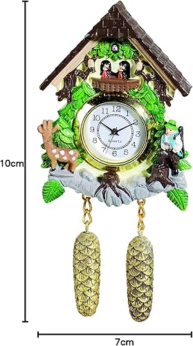 impexit Magnet Horloge Chalet Coucou en resine 10,8/7,8/1,8 cm (b) - Nail Gallerys