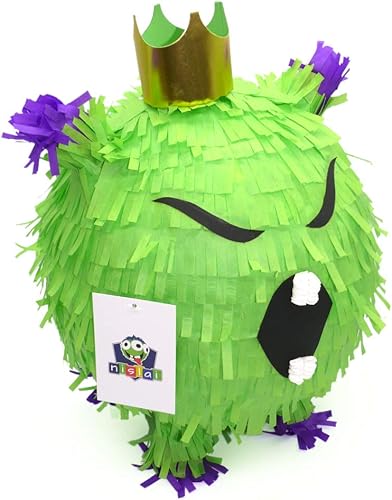 Nislai® Ensemble de Virus Pinata | idéal comme Jeu de pandémie | Anniversaire de Pinata | Pinata de Cadeau de Blague | Fête Surprise | y Compris bâton et Masque | u. 38x25x25 - Nail Gallerys
