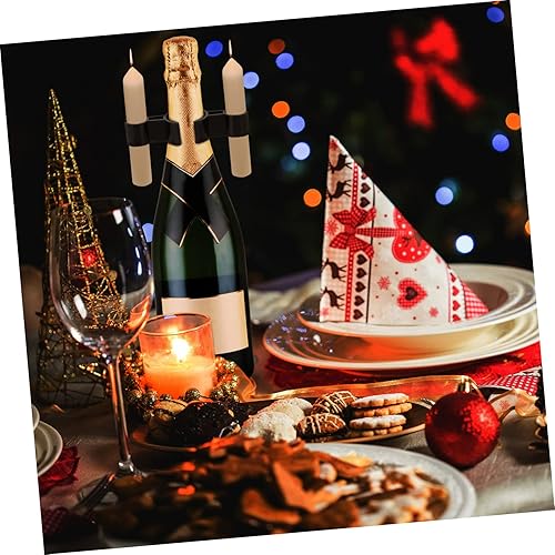 BESTonZON 24pièces Support De Bouteille De Vin pour Bougies De Clips De Sécurité pour Fêtes Et Événements Pratique Et Réutilisable - Nail Gallerys