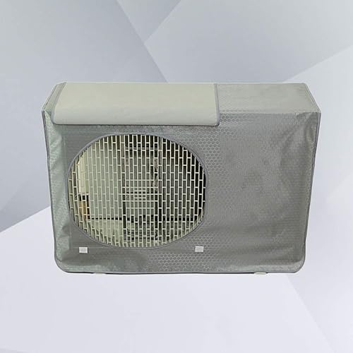 Housse de protection en tissu pour climatiseur extérieur Gris 74 x 54 x 26 cm - Nail Gallerys
