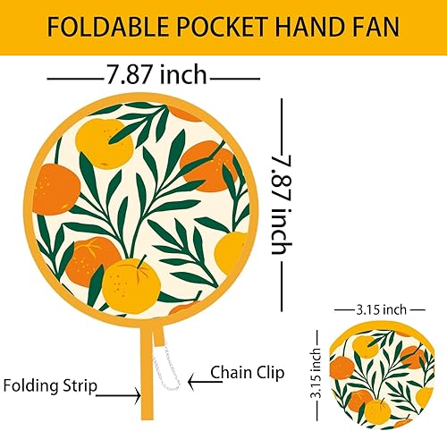 SUJJY Lot de 4 ventilateurs ronds pliables, multi-rôles, 4 styles abstraits, pour jeux en plein air, décoration de fête (été) - Nail Gallerys