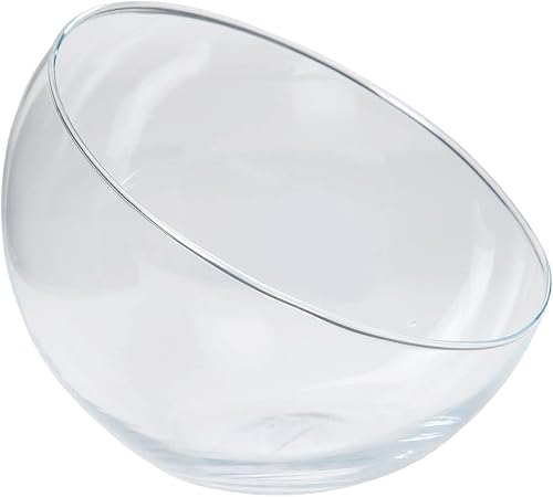 innaGLAS INNA-Glas Bougeoir Diana, Boule/Rond, Transparent, 17cm, Ø20cm - Coupe décorative/Photophore - Nail Gallerys