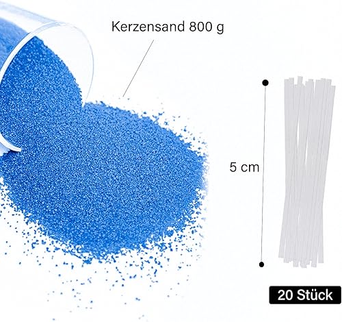 Sable à bougie Scentoria, sable à bougie avec mèche, bougie perlée bleue, bougie perlée 800 g, granulés de cire à bougie bleus, granulés de cire, sable à bougie, granulés de cire pour bougies DIY - Nail Gallerys