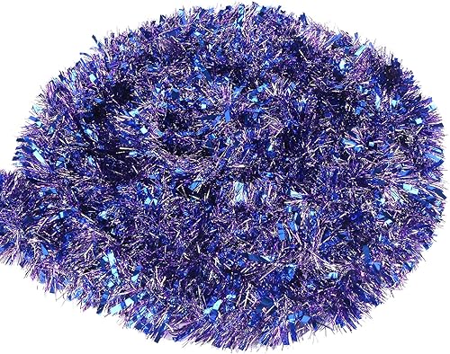DIYASY Grosse guirlande de Noël bleue pour décorations de sapin de Noël (6 m de long) - Nail Gallerys