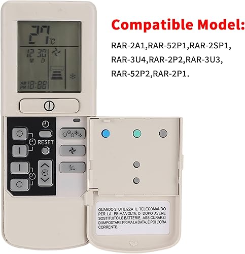 Télécommande de remplacement pour climatiseur Hitachi RAR-2A1, RAR-52P1, RAR-2SP1, RAR-3U4, RAR-2P2, RAR-3U3, RAR-52P2, RAR -2P1 - Nail Gallerys