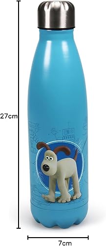Half Moon Bay Aardman Wallace & Gromit Bouteille d'eau en métal 500 ml - Nail Gallerys