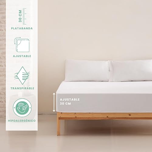 Protège-matelas en tissu éponge doux, imperméable, coton, anti-acariens 60 x 120 cm - Nail Gallerys