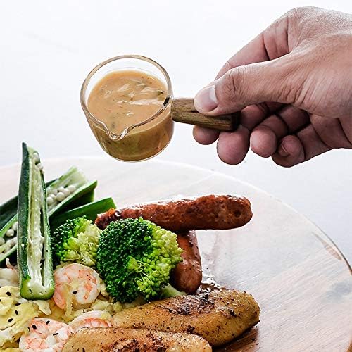 Ghulumn 1 Pcs Plat Sauce Poignée Bol En Verre Bols Sauce Plat Assaisonnement Soucoupe Plats Apéritif Outils - Nail Gallerys