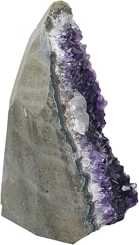 rockcloud Naturel à Quartz Améthyste Cristal Cluster Geode Druzy Pierre Précieuse de Décoration de la Maison Specimen Sphère Figurine Amethyst(Approx 600-800 Gram) - Nail Gallerys